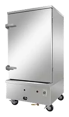 SS Commercial Gas Rice Steamer (6-Tray)